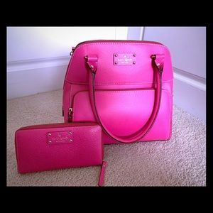 Kate Spade Dome Satchel & wallet